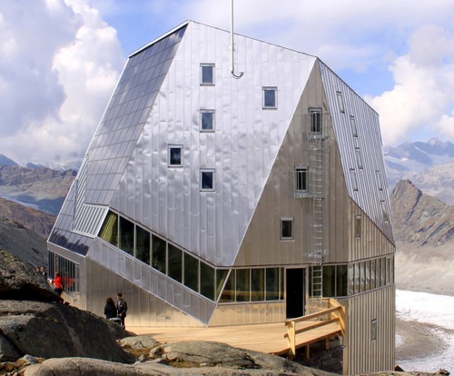 schronisko Monte rosa wykorzystanie aluminium schronisko Monte rosa wykorzystanie aluminium